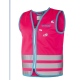 Fluo vestje kinderen - monster JACKET - EN 1150 certificaat - Roze