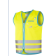 Fluo vestje kinderen - monster JACKET - EN 1150 certificaat - geel