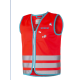 Fluo vestje kinderen - monster JACKET - EN 1150 certificaat - Rood