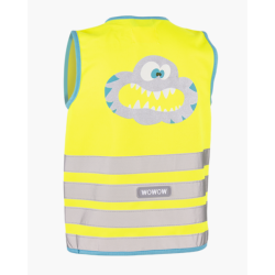 Fluo vestje kinderen - monster JACKET - EN 1150 certificaat - geel