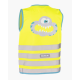 Fluo vestje kinderen - monster JACKET - EN 1150 certificaat - geel