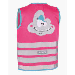 Fluo vestje kinderen - monster JACKET - EN 1150 certificaat - Roze