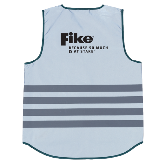 Reflecterende fietsjas met rits - full reflective big fun