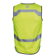 Fluo jas met rits en borstzakje - Fluojas EN 1150 certificaat