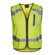 Fluo jas met rits en borstzakje - Fluojas EN 1150 certificaat