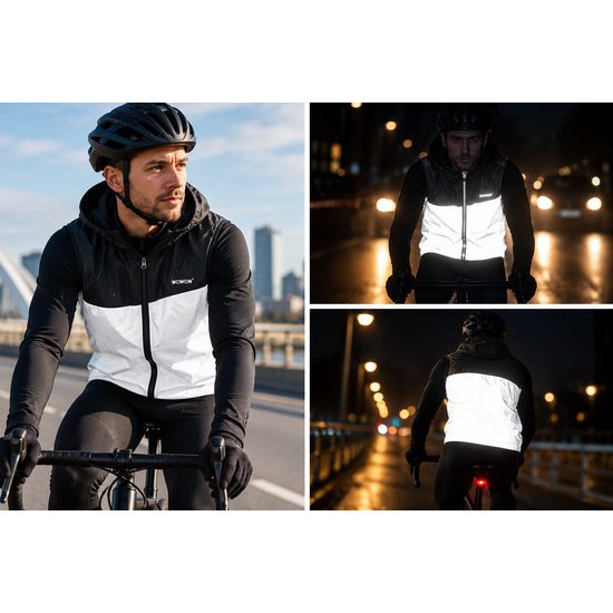 Reflecterende jas met kap - WOWOW Hoodie Reflecterend