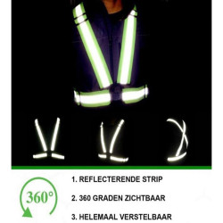 Kruisgordel reflecterend - Cross Belt  EN13356