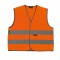 Fluo vest volwassenen oranje- MESH GILET WOWOW EN 1150