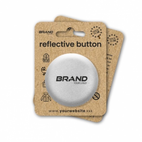 Reflecterend Pin-Badge om op te spelden - CE EN 13356 conform Reflecterend Pin-Badge om op te spelden - CE EN 13356 conform