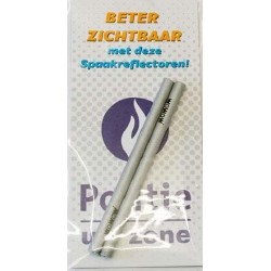 Spaakreflectoren polybag 4st met kopkaart