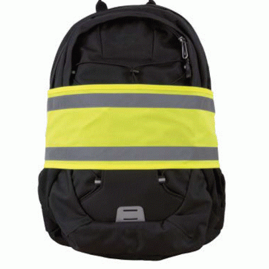 Wrap-it - velcro fluo band met reflectie - extra lang Wrap-it - velcro fluo band met reflectie - extra lang